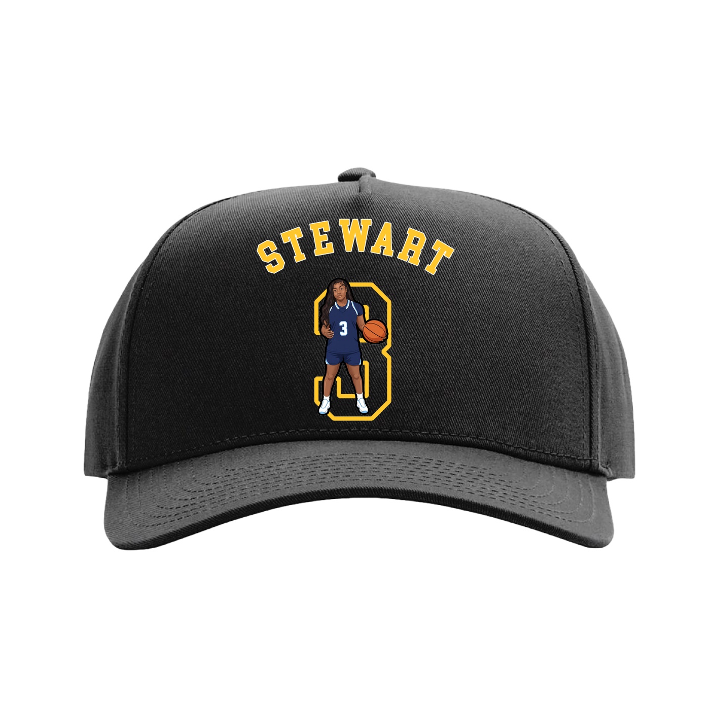 Full Fabric Five-Panel Champ Cap