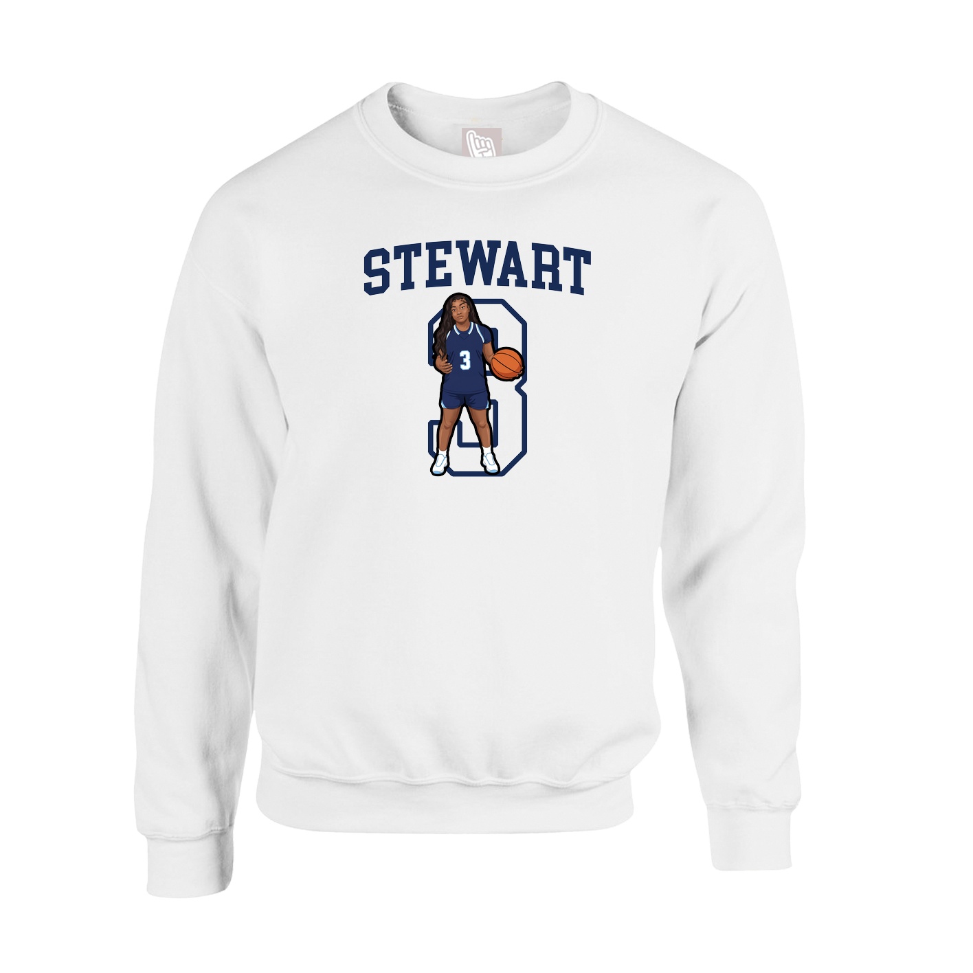 Fleece Crew — Shirsey in White