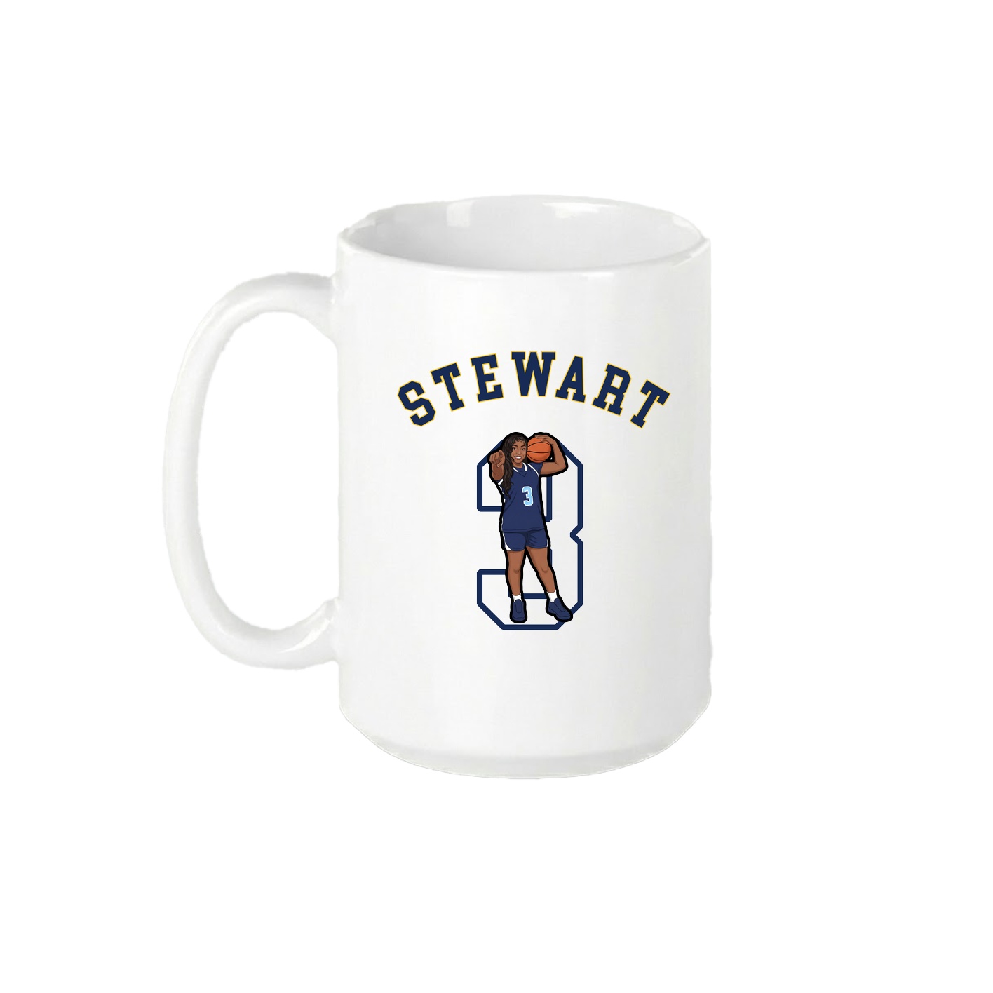 15oz Coffee Mug — Shirsey Arch in White