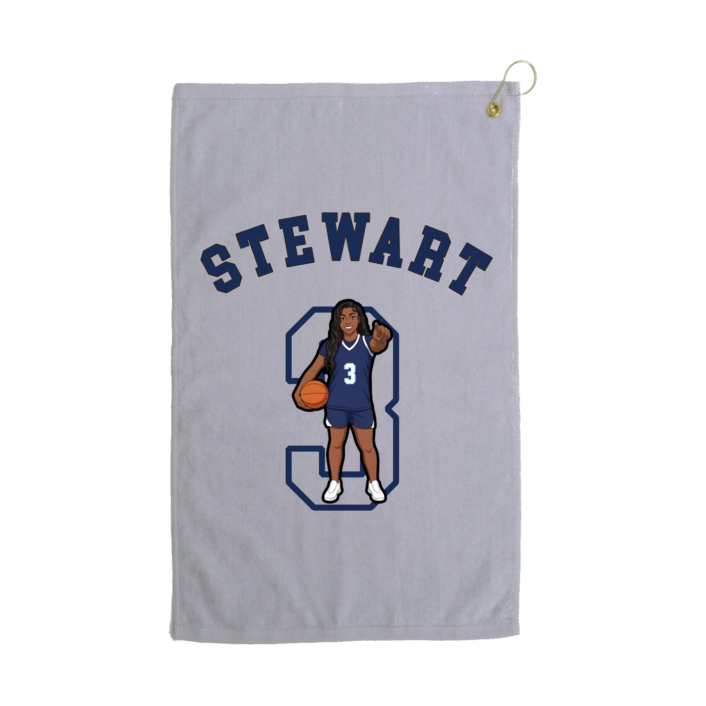 Golf Towel — Shirsey Arch in Grey