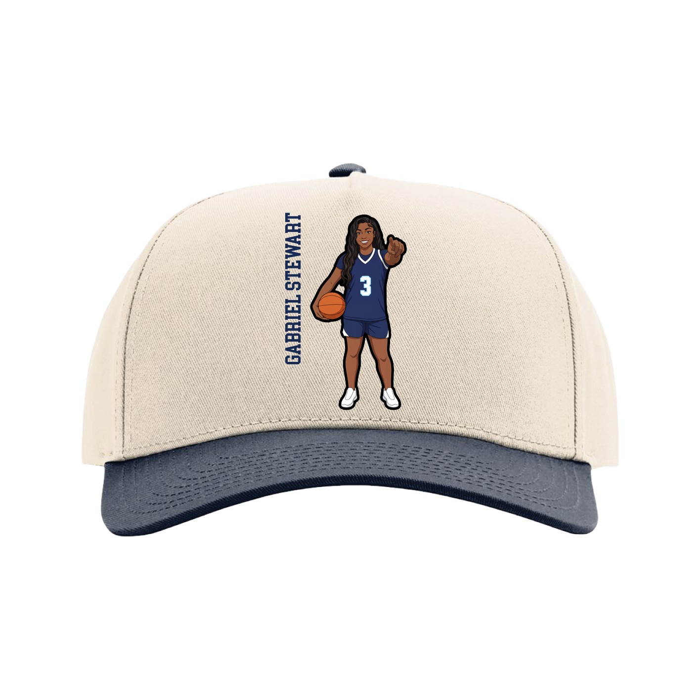 Full Fabric Five-Panel Champ Cap