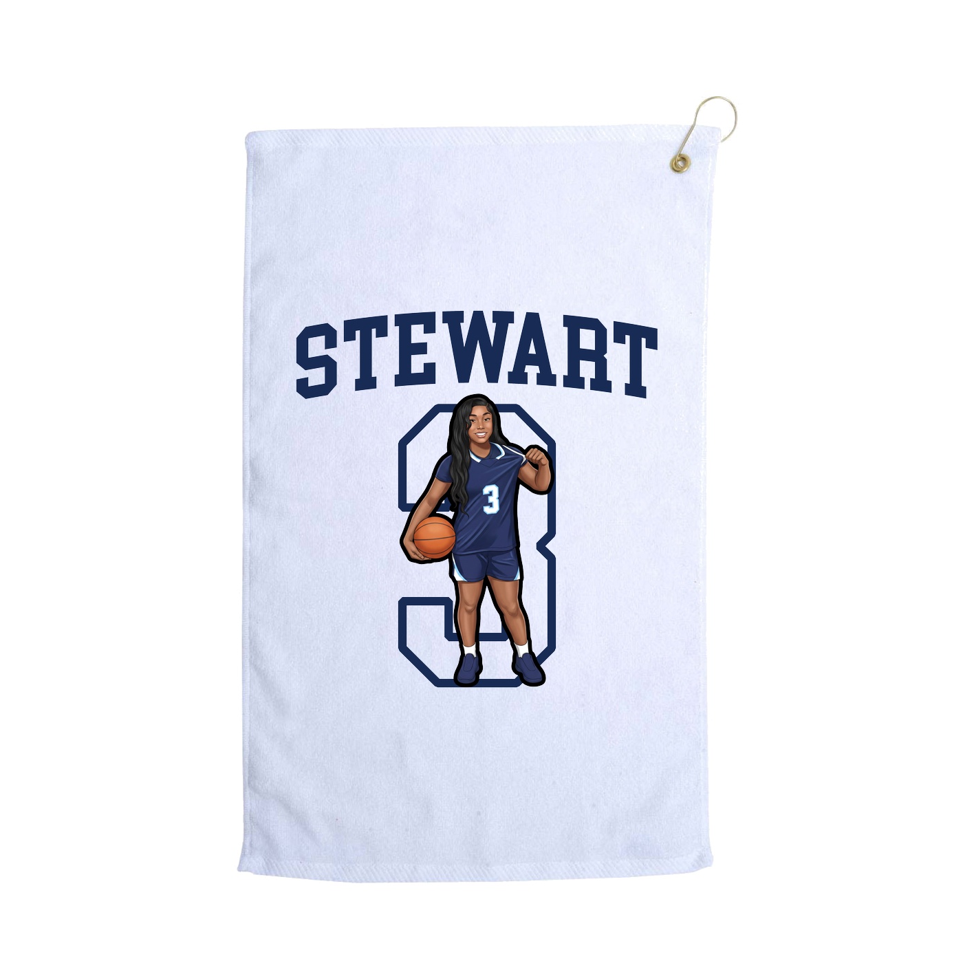 Golf Towel — Shirsey in White