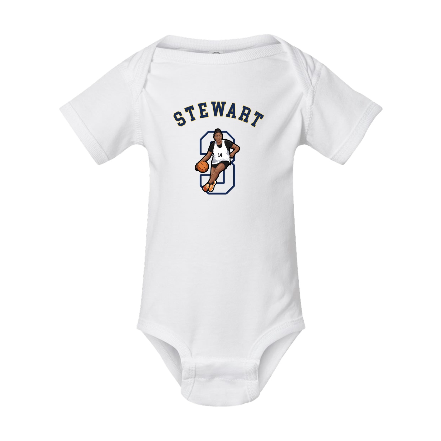 Baby Onesie — Shirsey Arch in White