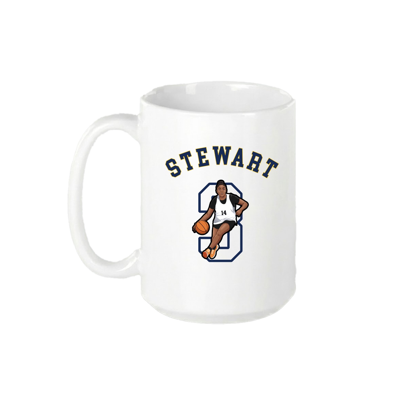 15oz Coffee Mug — Shirsey Arch in White