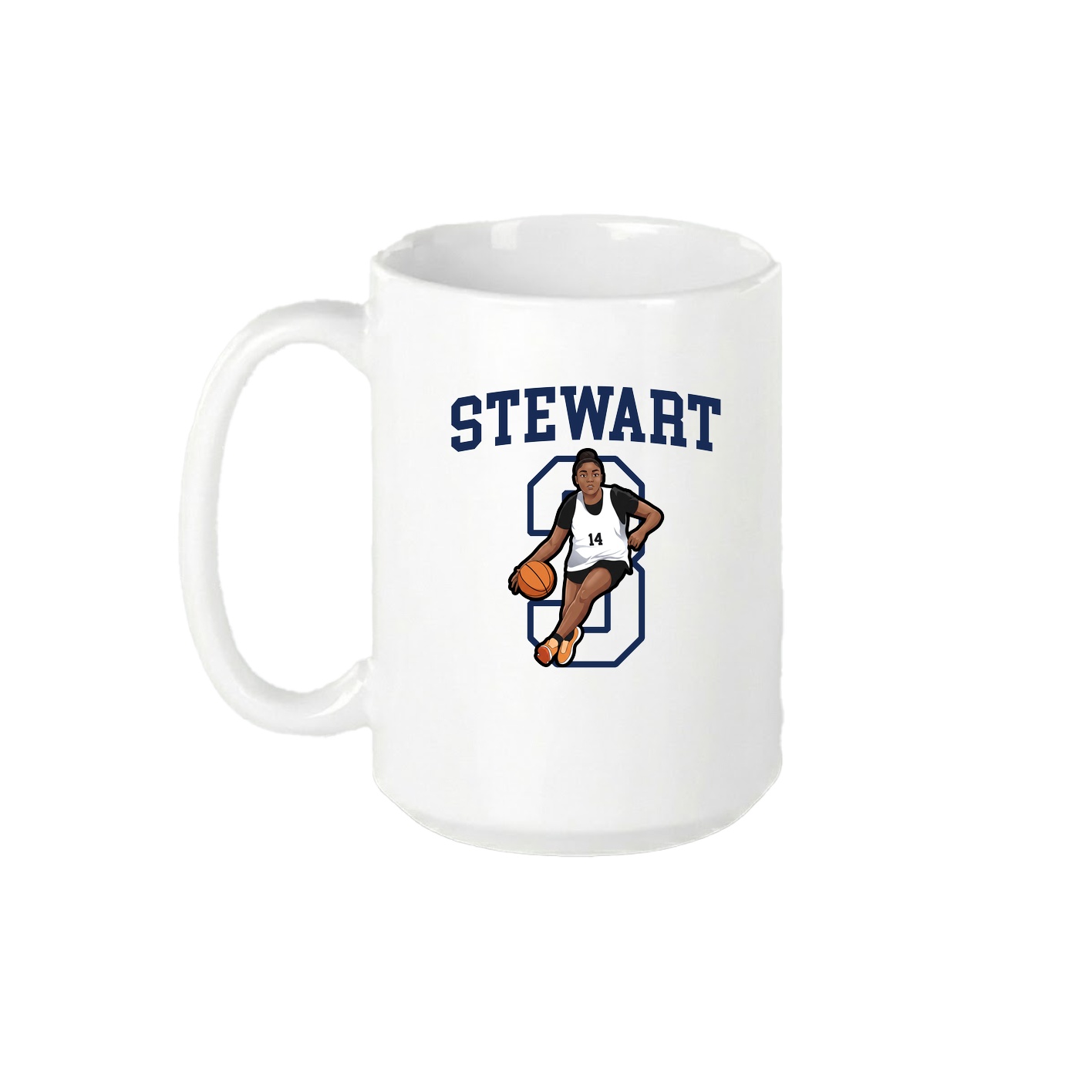 15oz Coffee Mug — Shirsey in White
