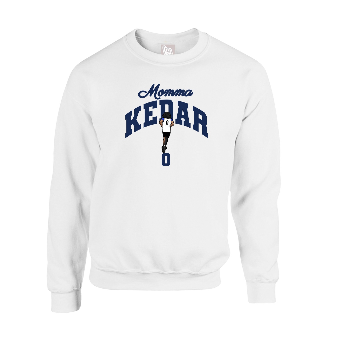 Fleece Crew — Mothers Day Arch in White