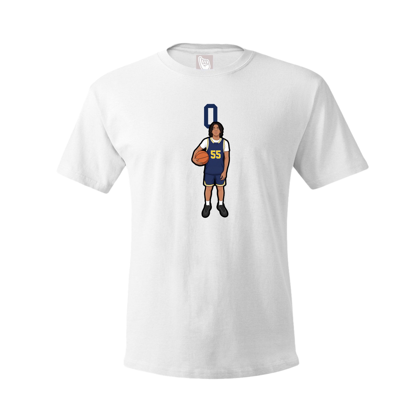 Tee — Number Top in White