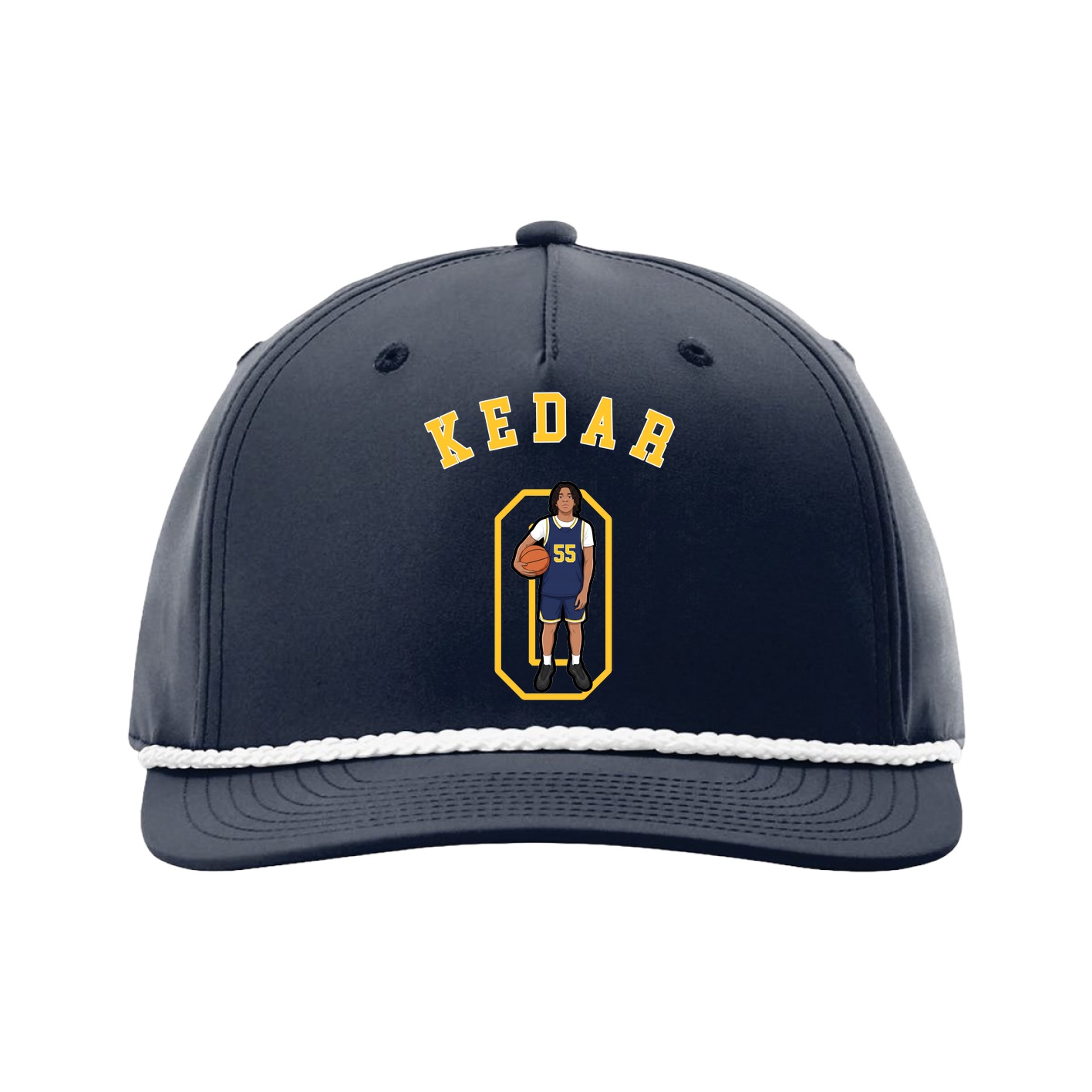 Five-Panel Classic Rope Cap — Shirsey Arch in Navy