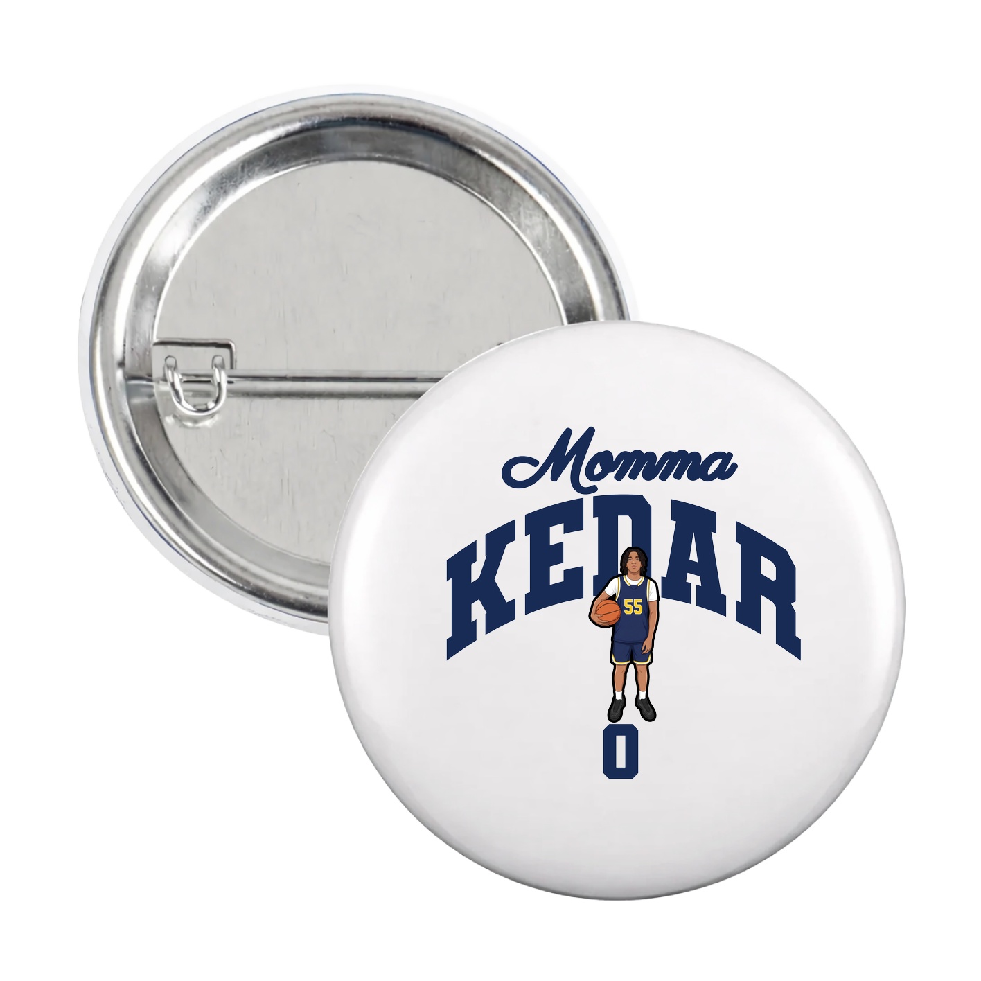 Game Day Button — Mothers Day Arch in White