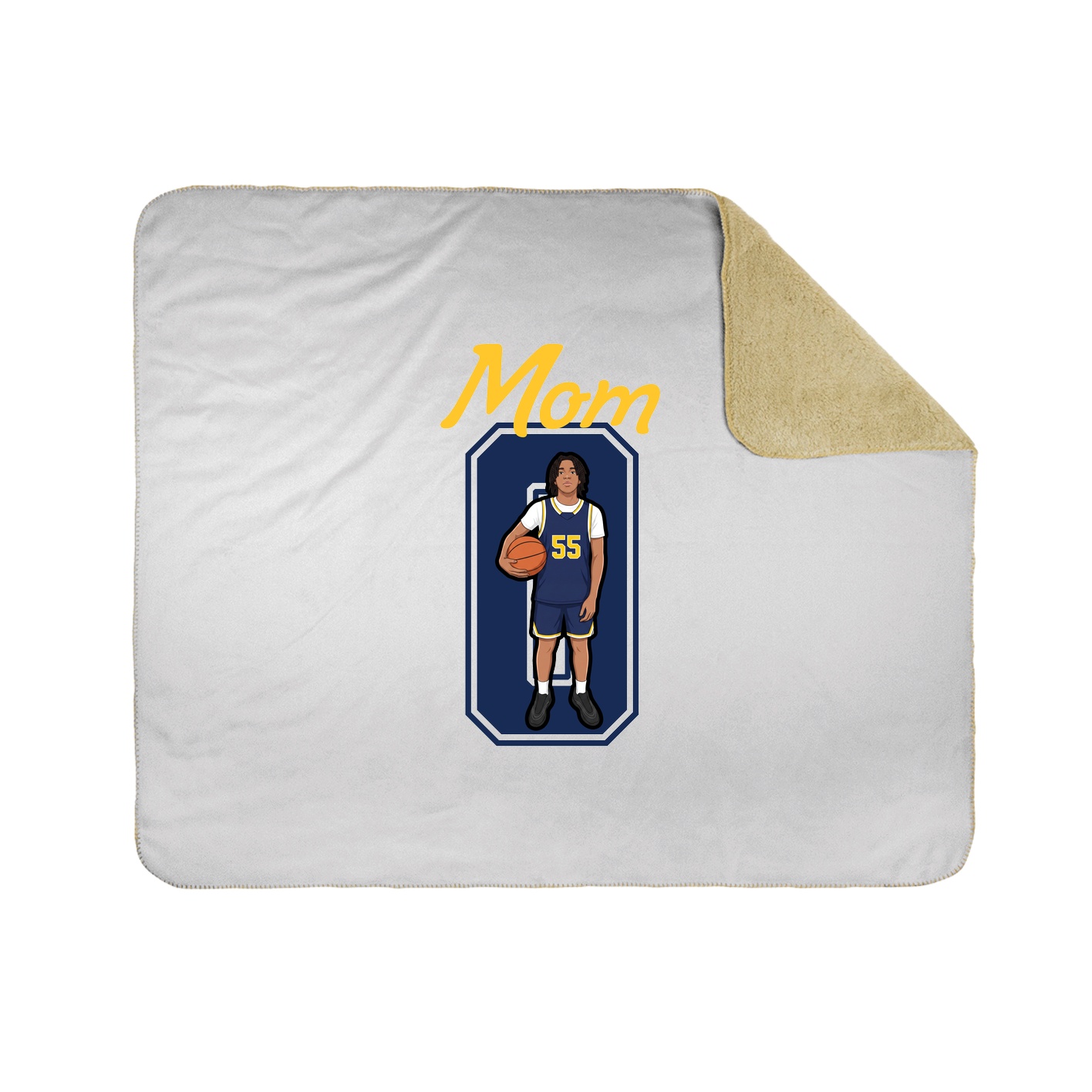 Throw Blanket — Mothers Day Shirsey in White