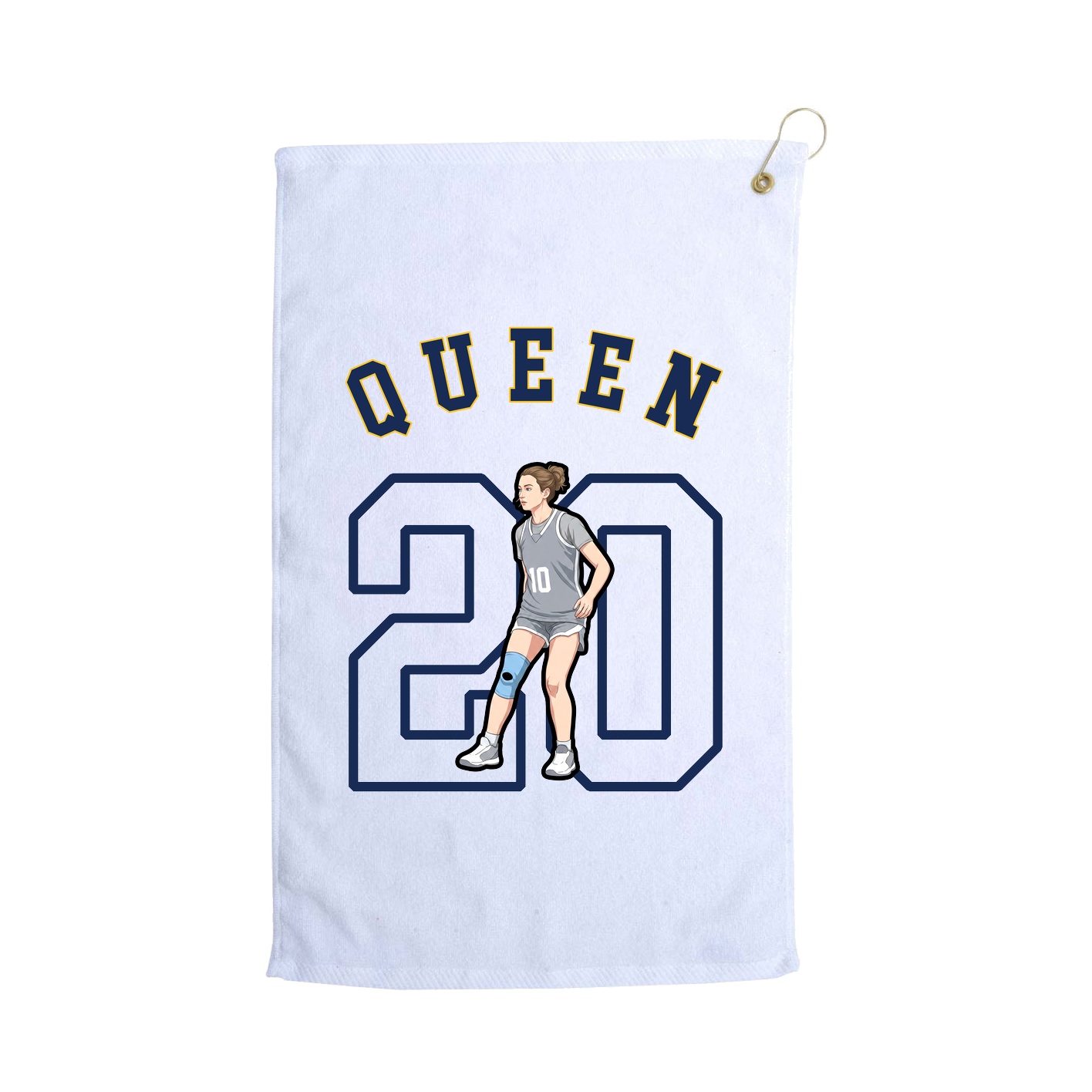 Golf Towel — Shirsey Arch in White