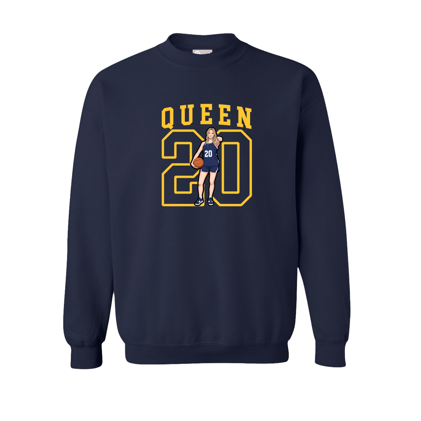 Fleece Crew — Shirsey in Navy