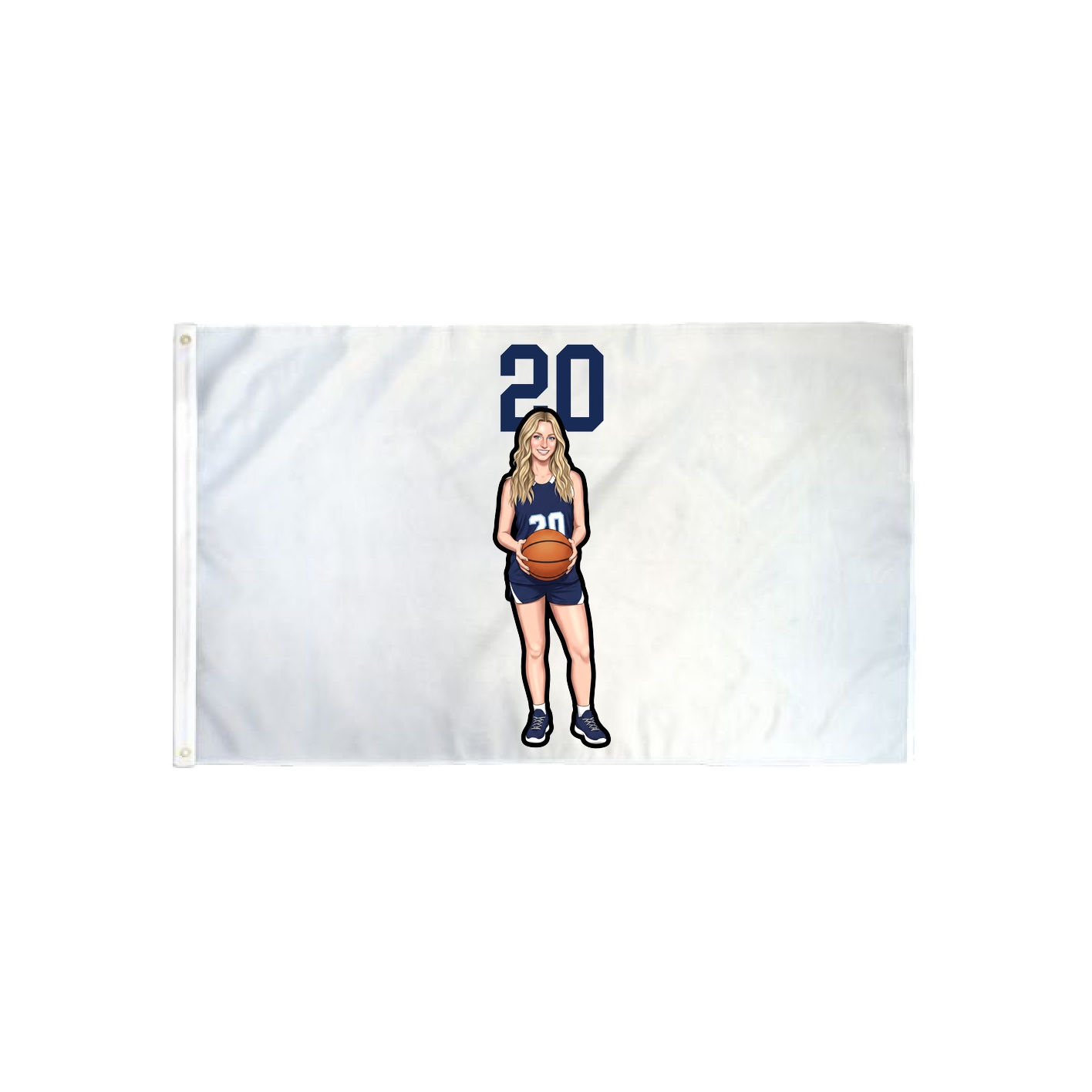 3x5 Flag — Number Top in Classic
