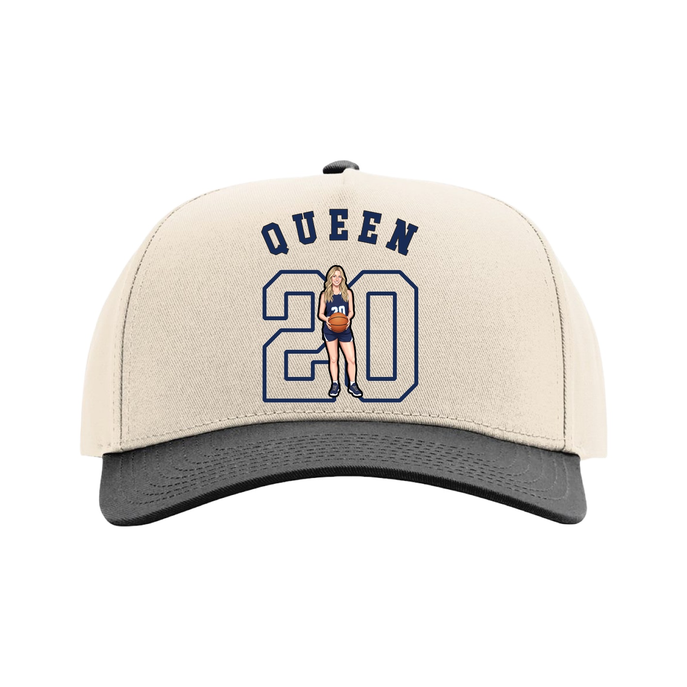 Full Fabric Five-Panel Champ Cap