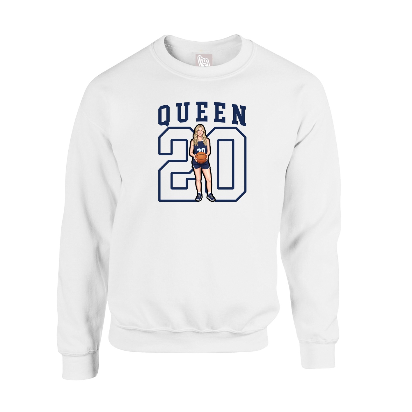 Fleece Crew — Shirsey in White