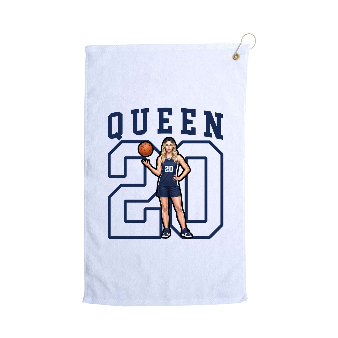 Golf Towel — Shirsey in White