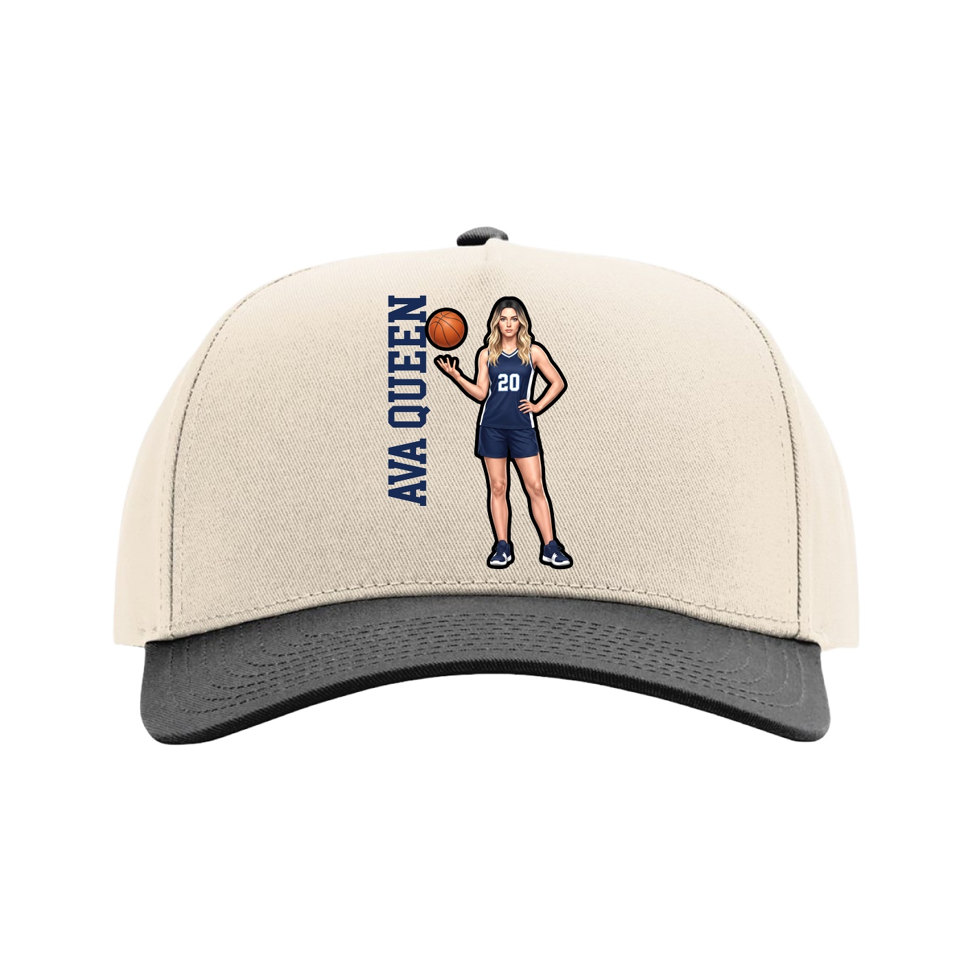 Full Fabric Five-Panel Champ Cap