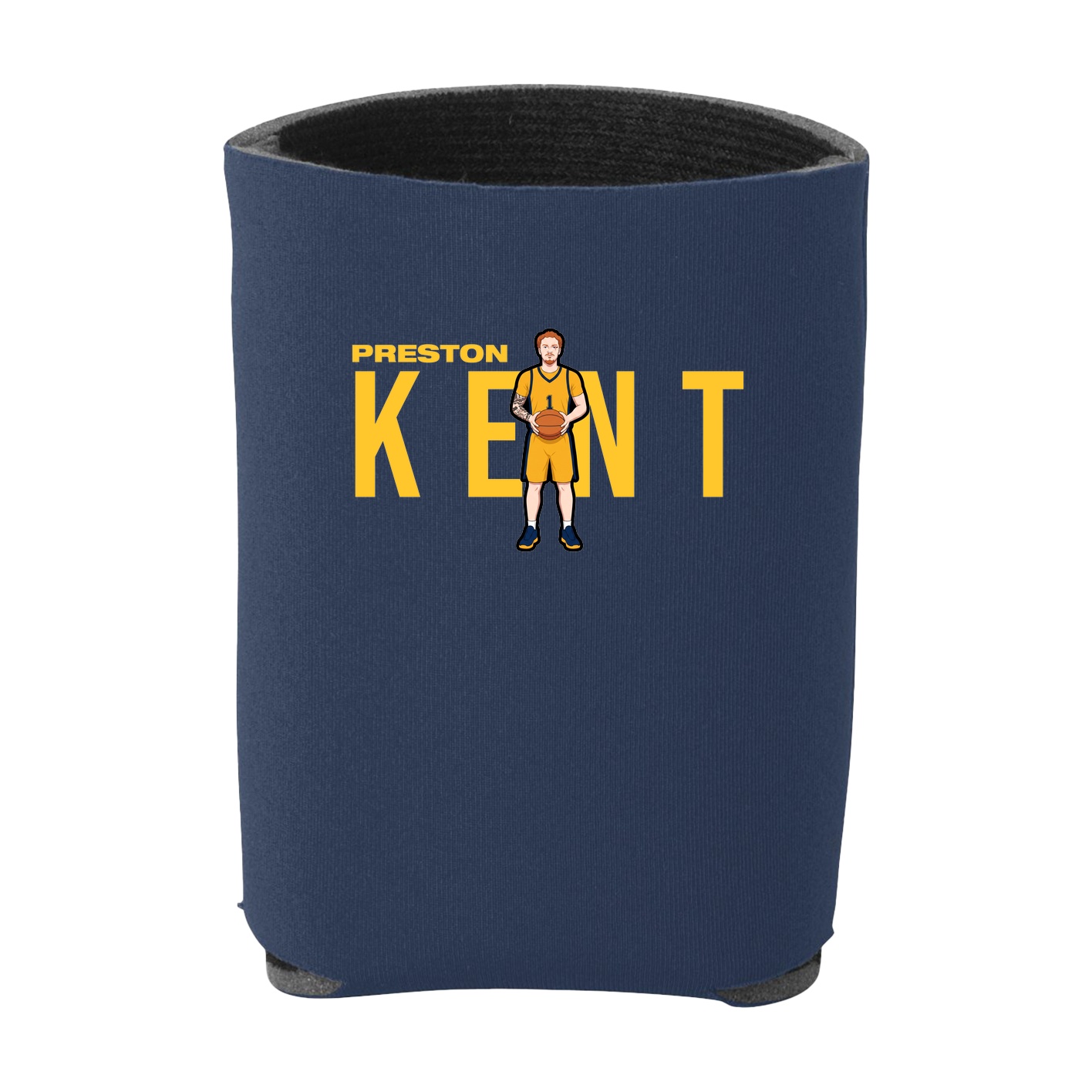 Can Holder — Player Name in Navy