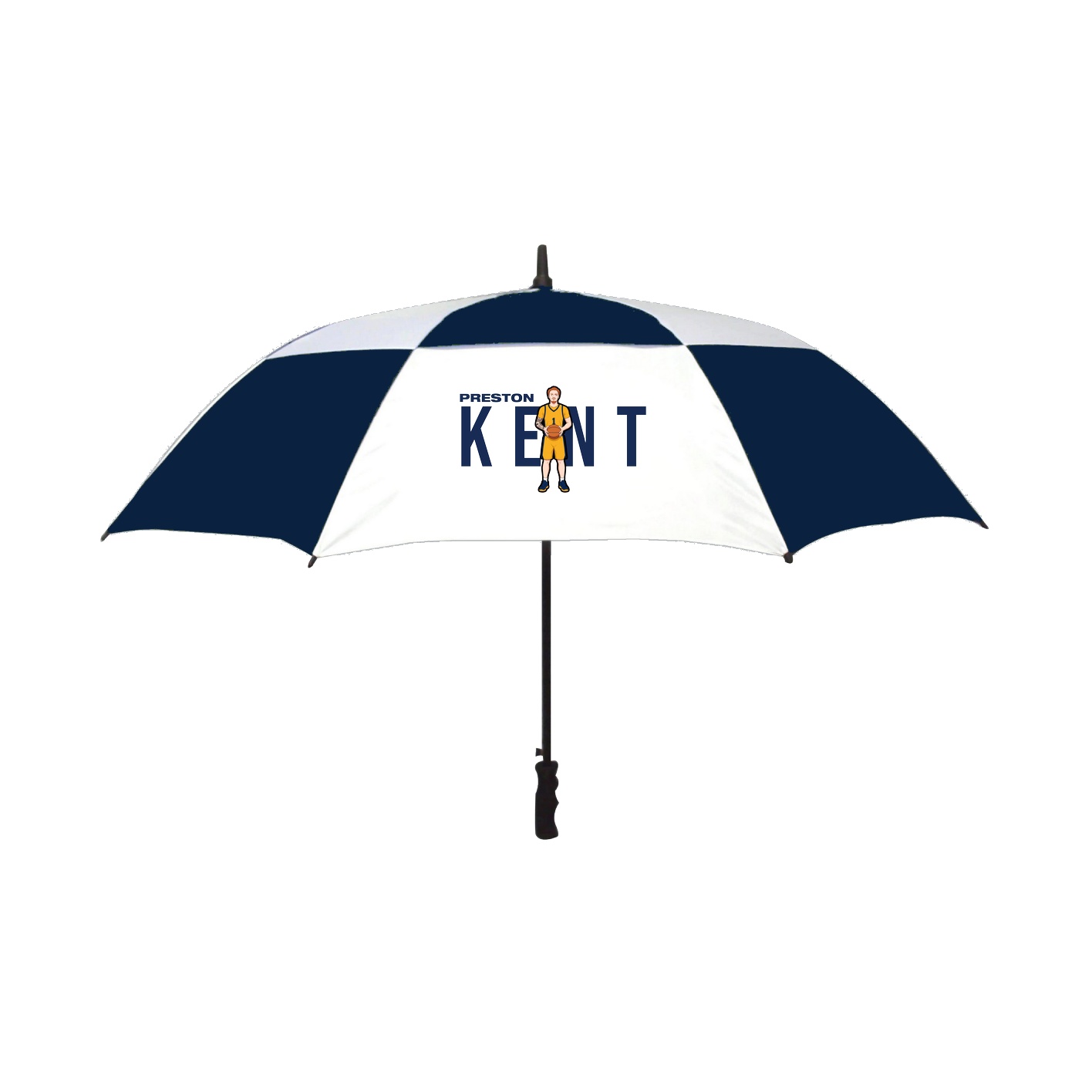 Golf Umbrella — Player Name in Navy