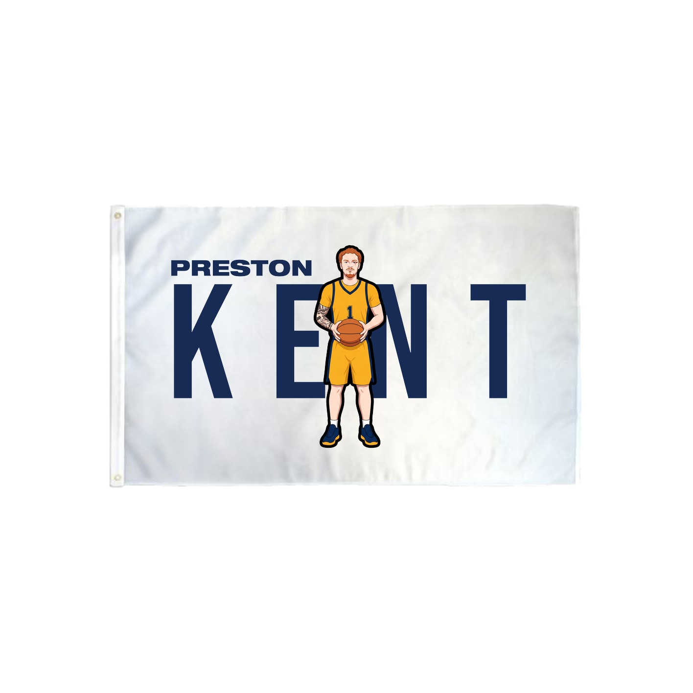 3x5 Flag — Player Name in Classic
