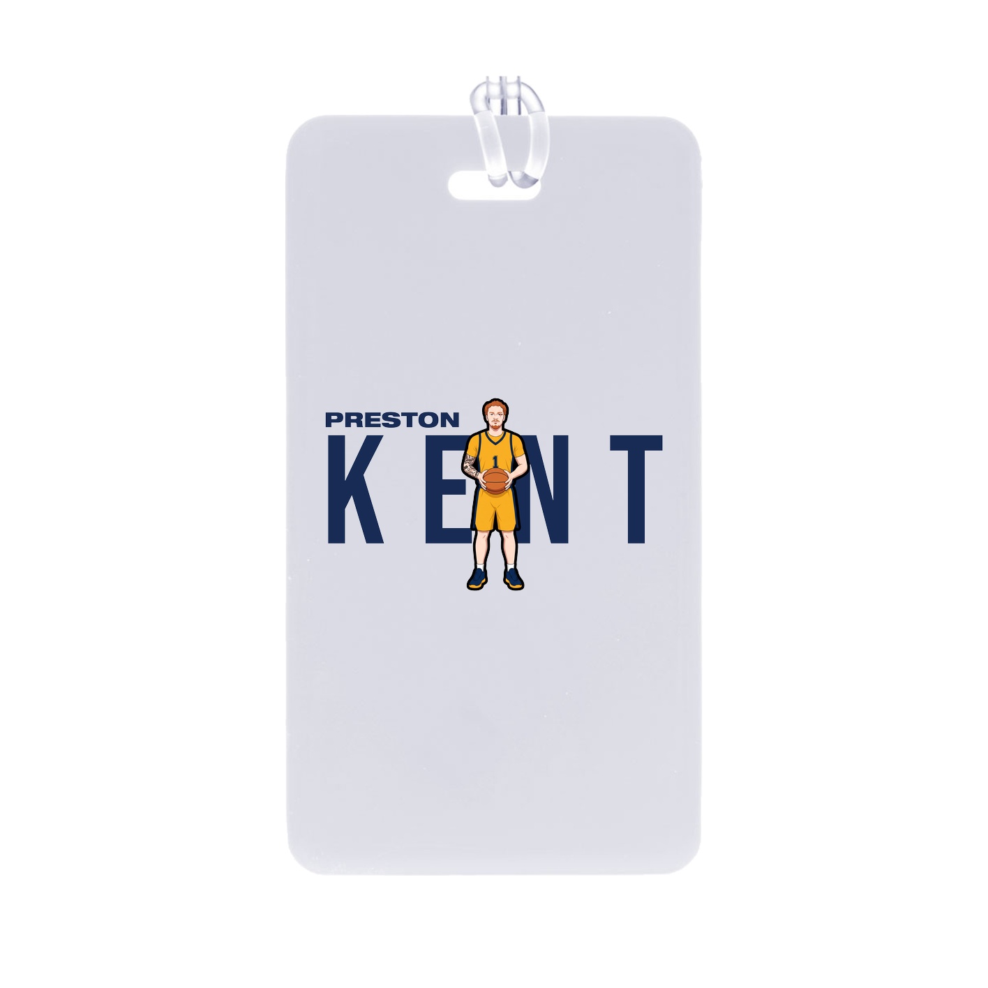 Bag Tag — Player Name in Classic