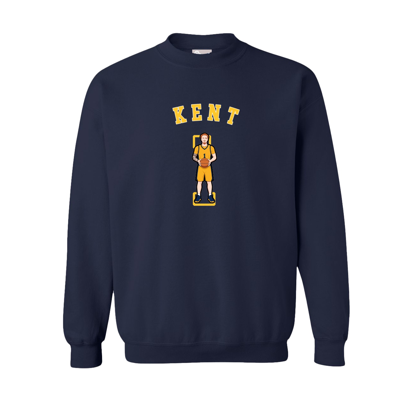 Fleece Crew — Shirsey Arch in Navy
