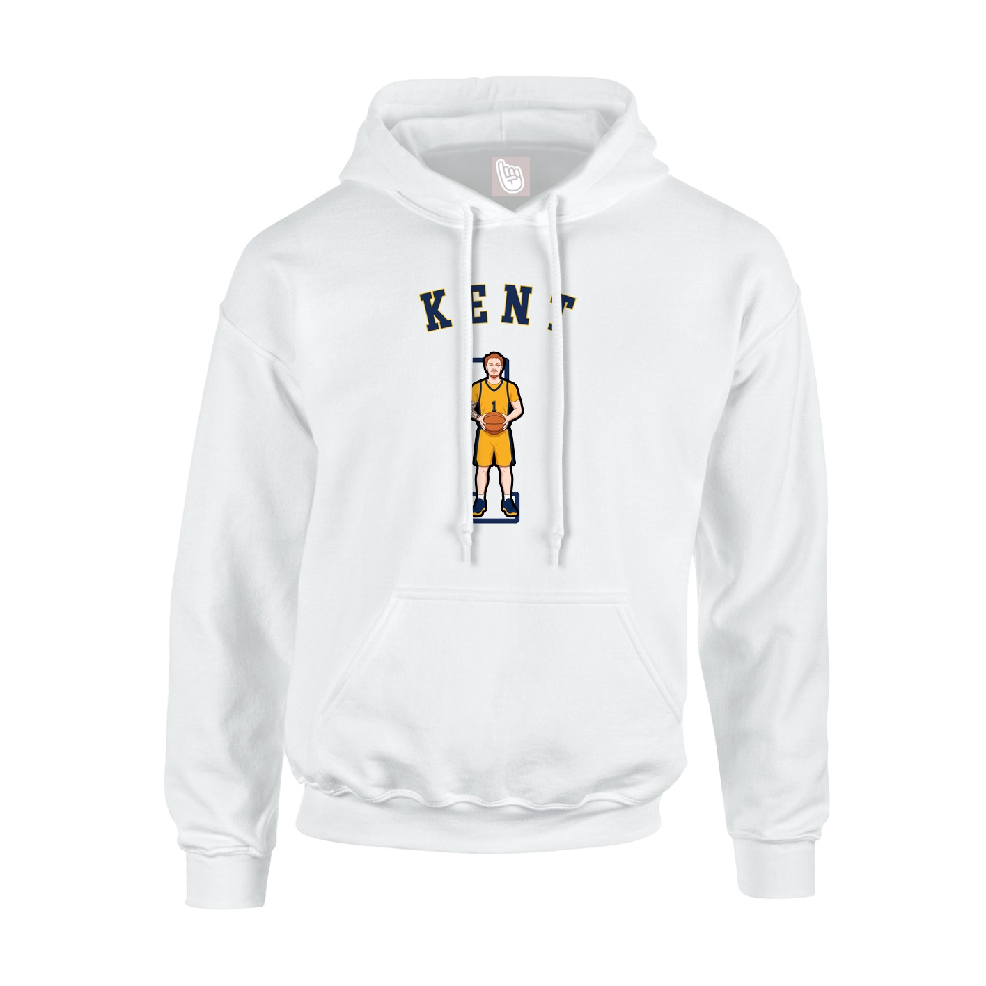 Youth Hoodie — Shirsey Arch in White
