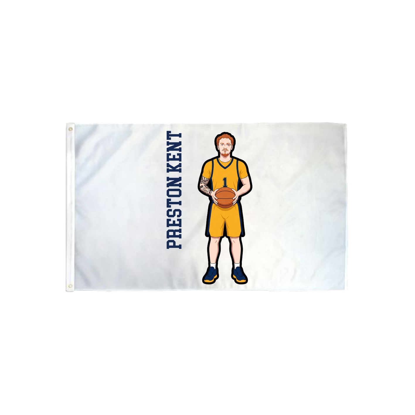 3x5 Flag — Name Vertical in Classic