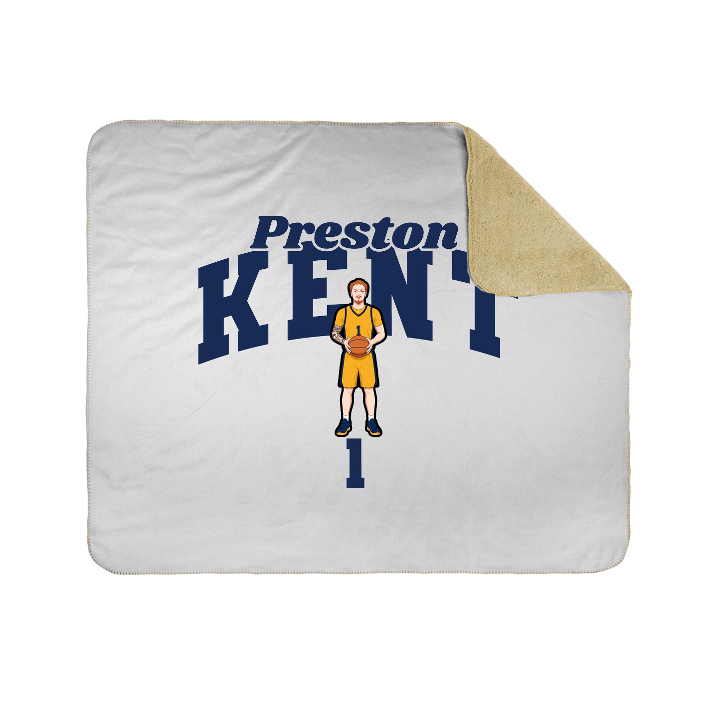Throw Blanket — Signature Arch in White