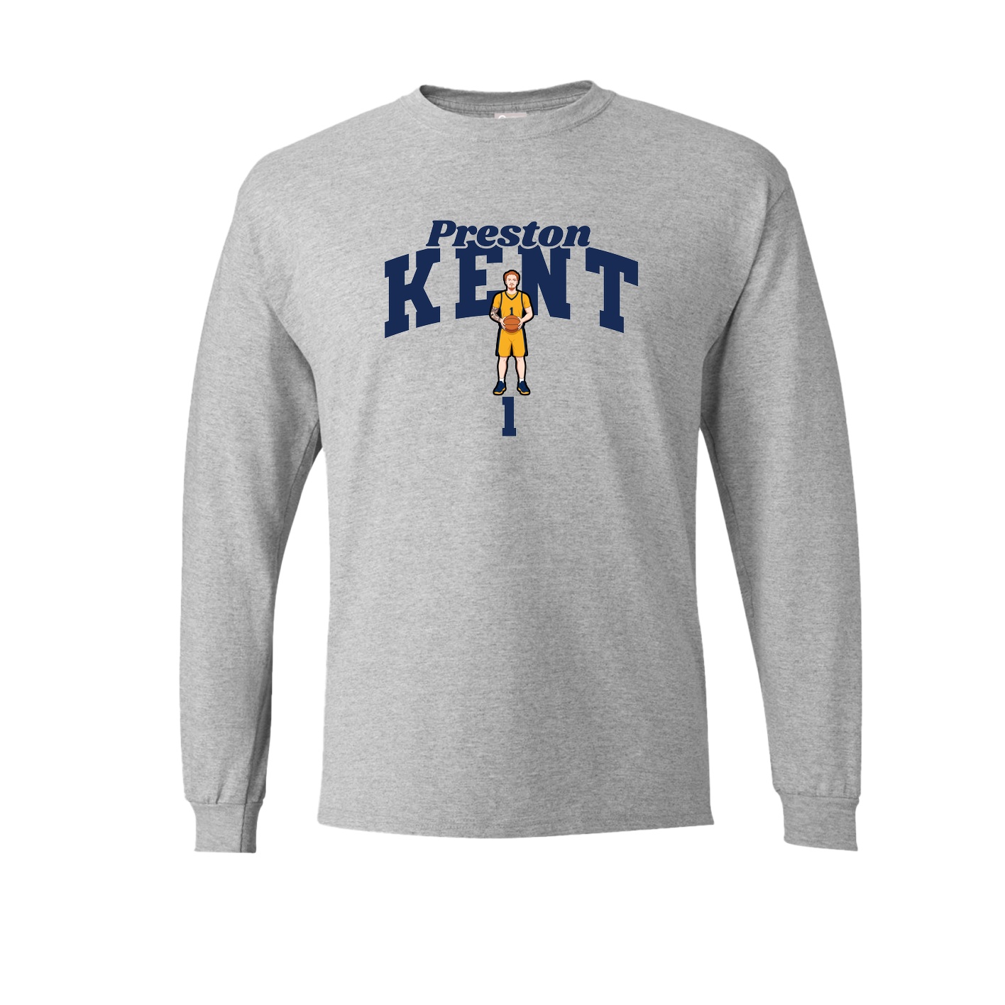 Long Sleeve Tee — Signature Arch in Grey
