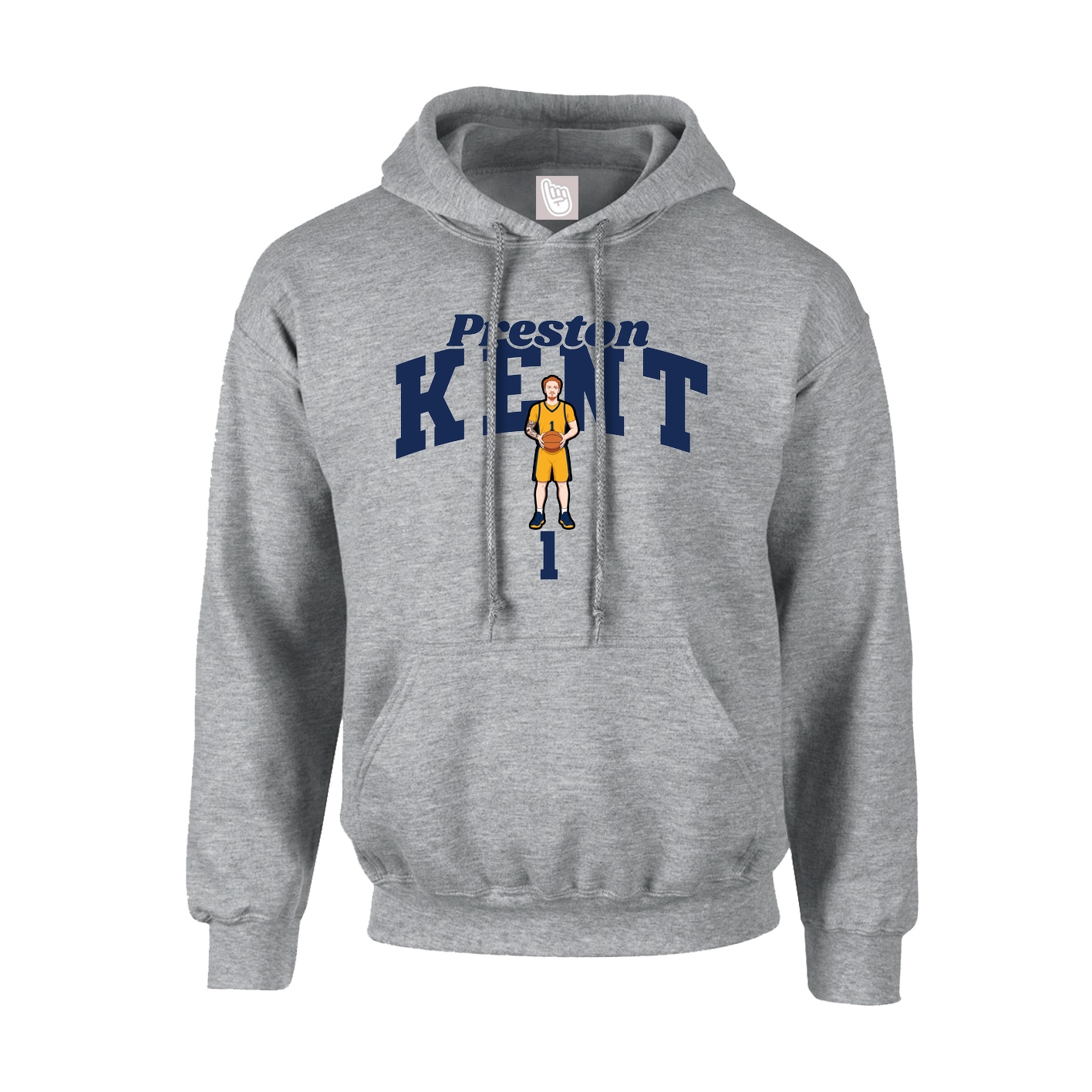 Hoodie — Signature Arch in Grey