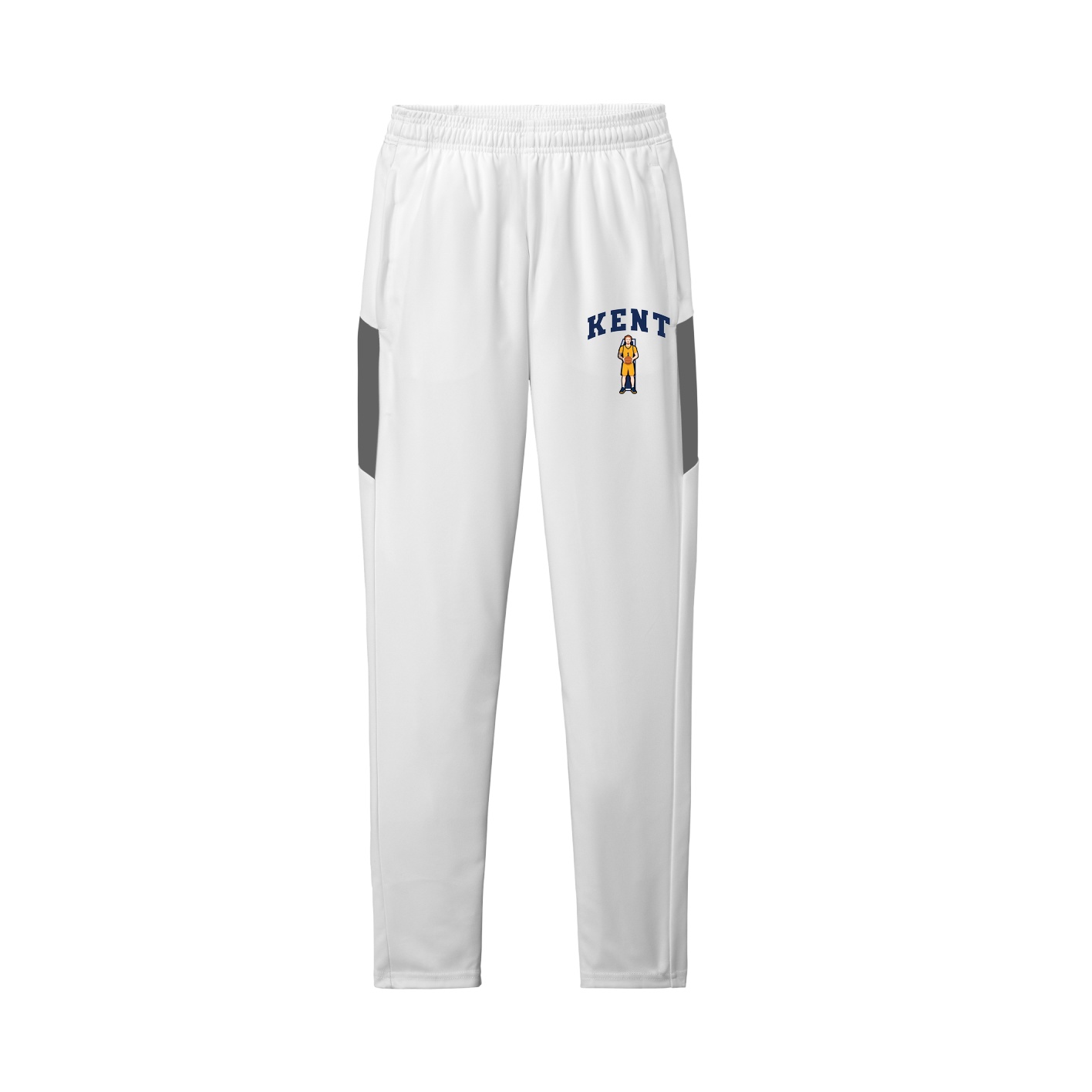 Team Travel Pant — Number in White/Grey