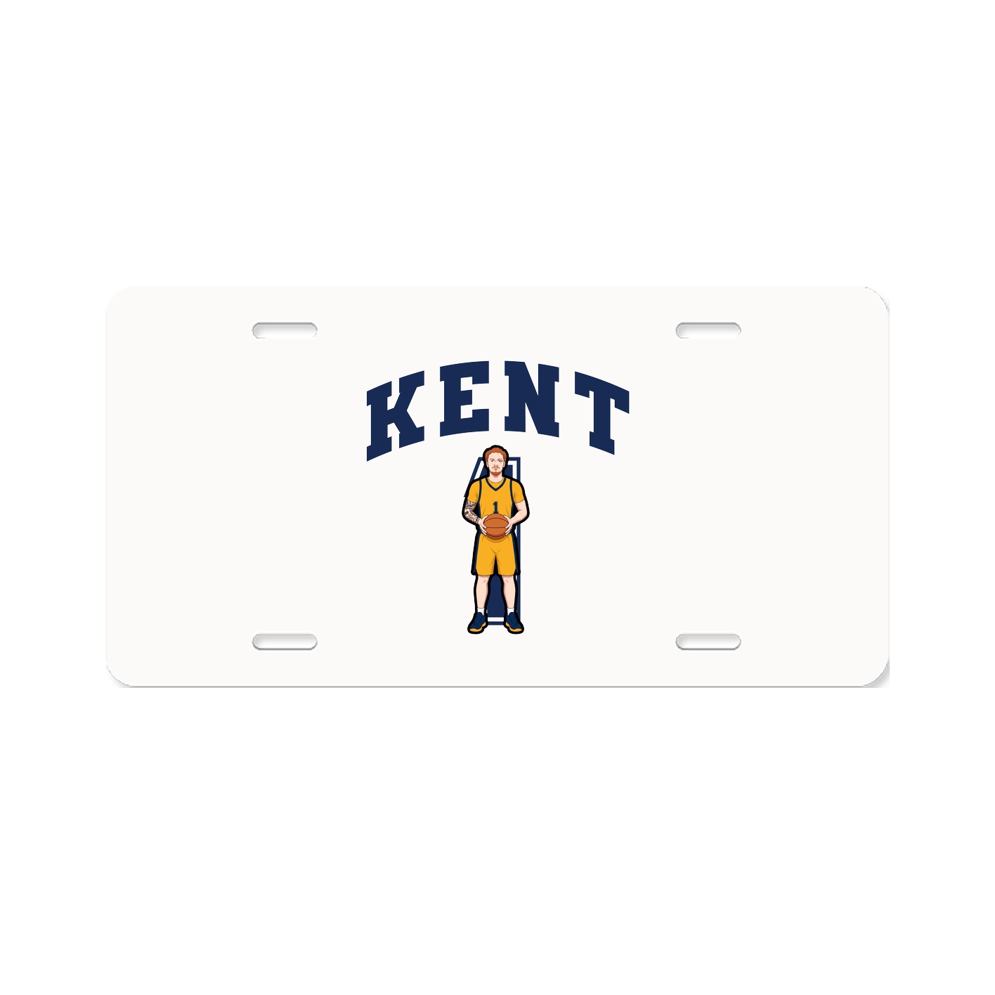 License Plate — Number in Classic