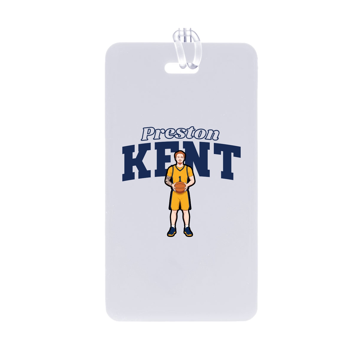 Bag Tag — Name Arch in Classic