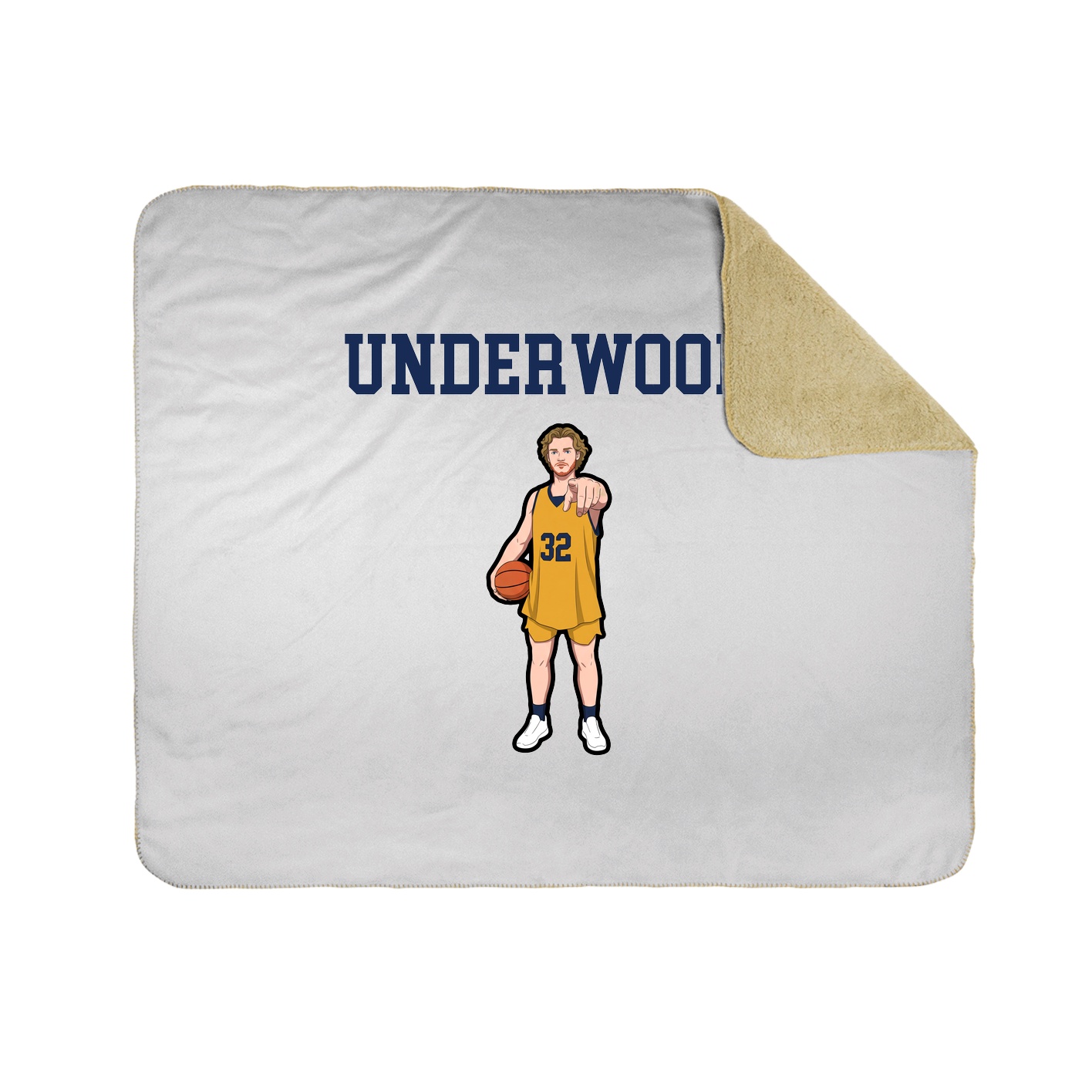 Throw Blanket — Shirsey in White