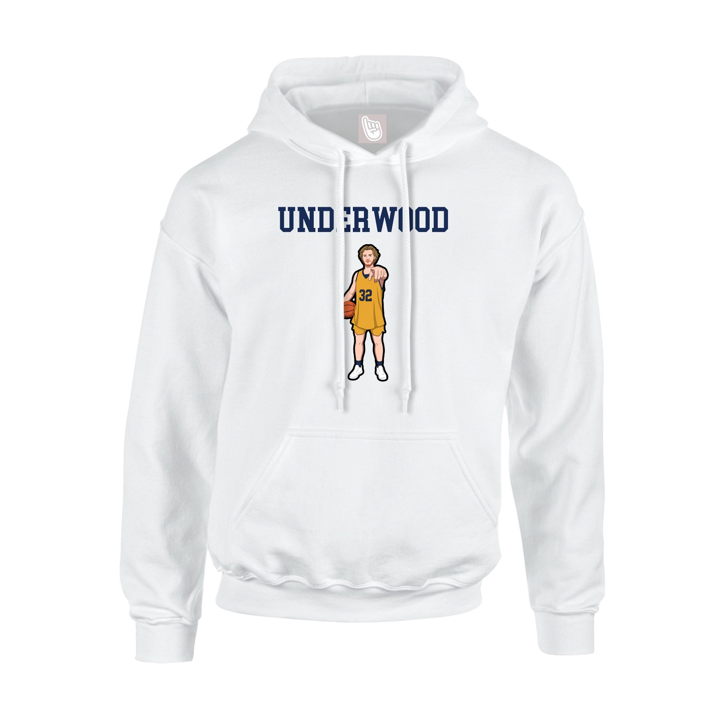 Hoodie — Shirsey in White