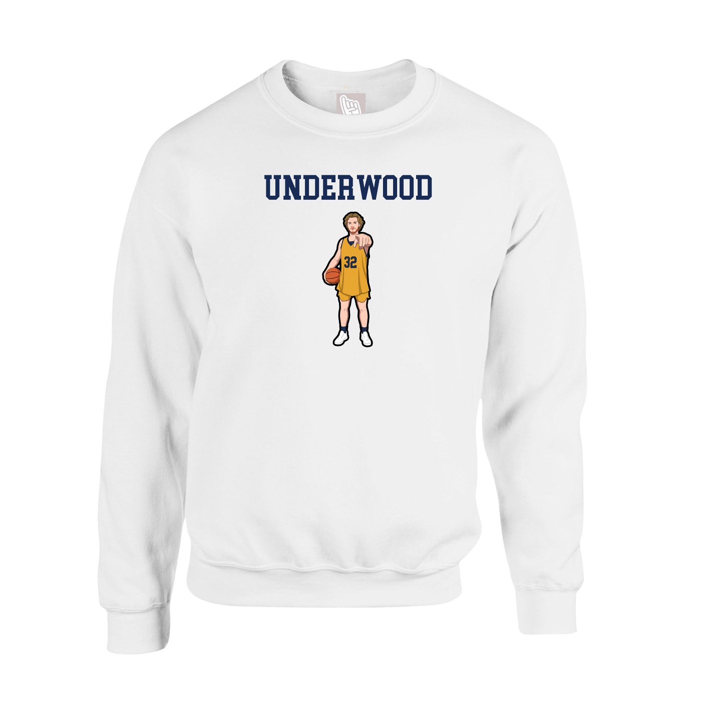 Fleece Crew — Shirsey in White