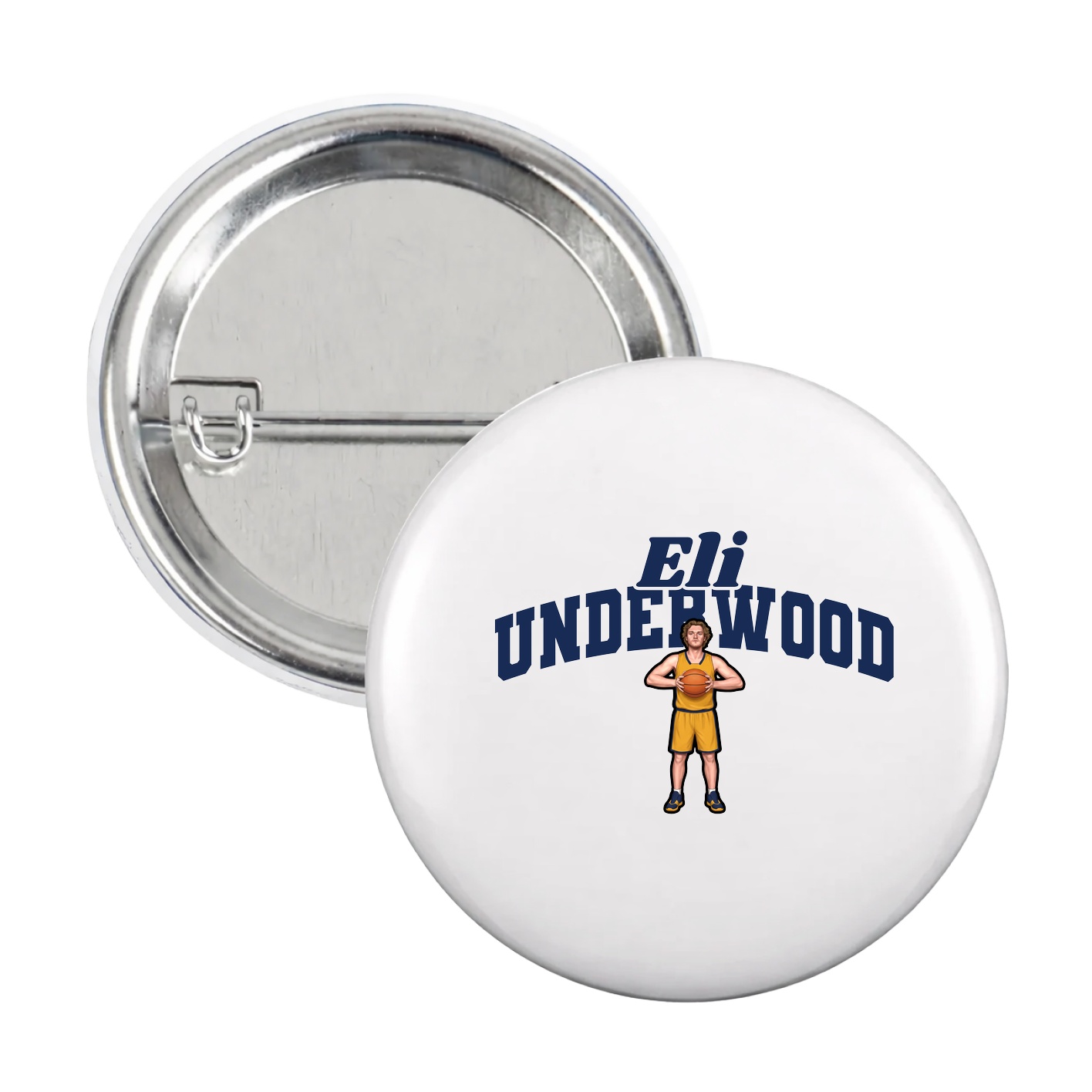 Game Day Button — Signature Arch in White
