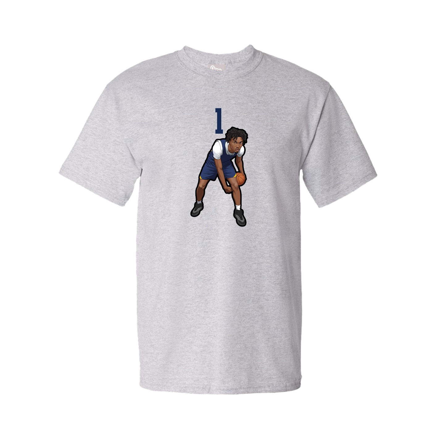 Tee — Number Top in Grey