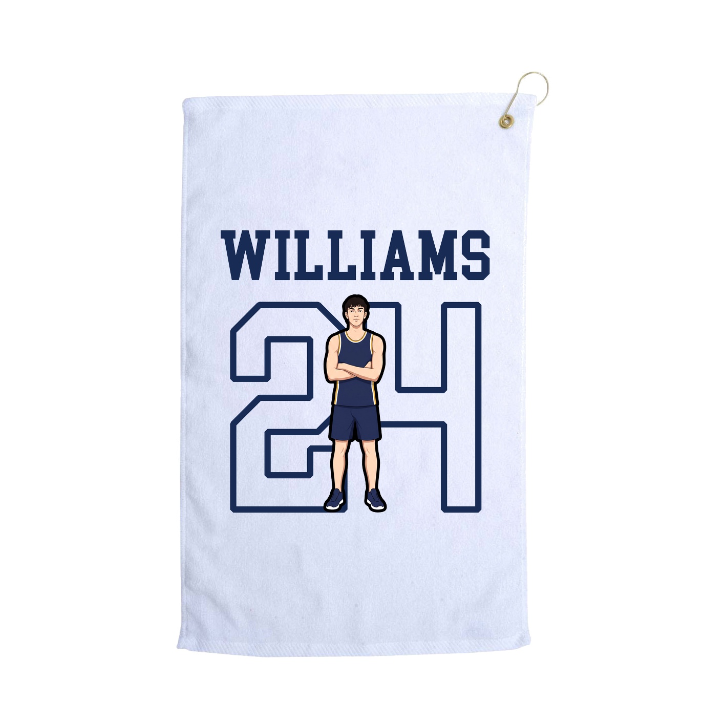 Golf Towel — Shirsey in White