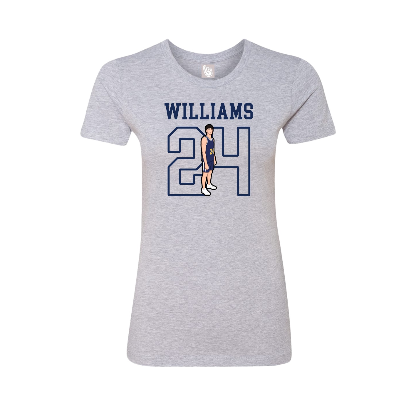 Fitted Women's Tee — Shirsey in Grey