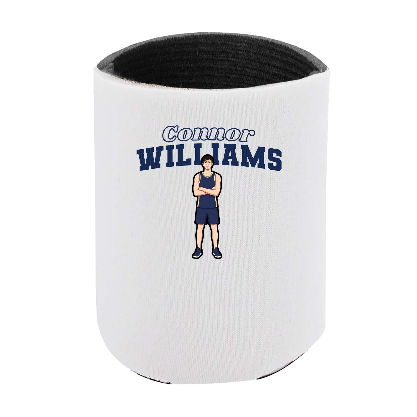 Can Holder — Name Arch in White