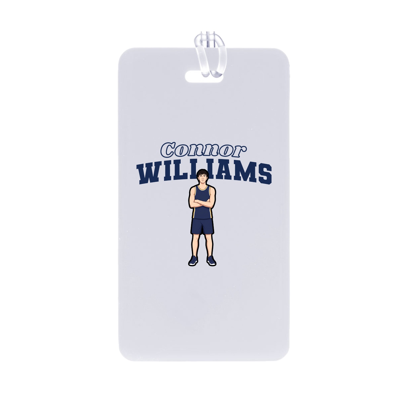 Bag Tag — Name Arch in Classic