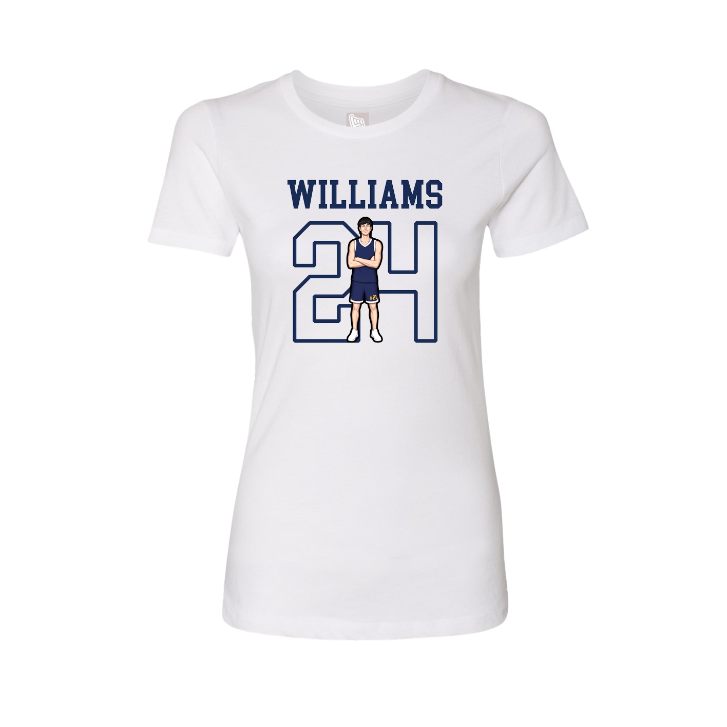 Fitted Women's Tee — Shirsey in White