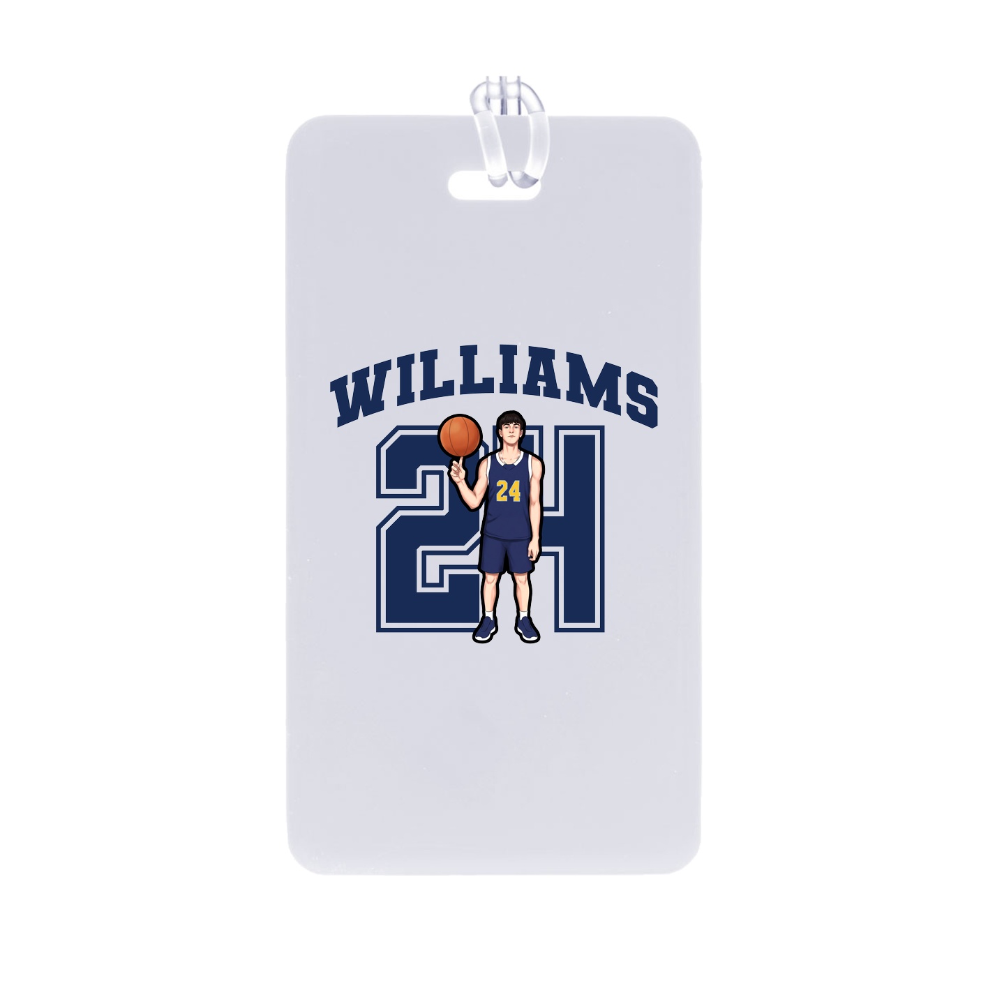 Bag Tag — Number in Classic