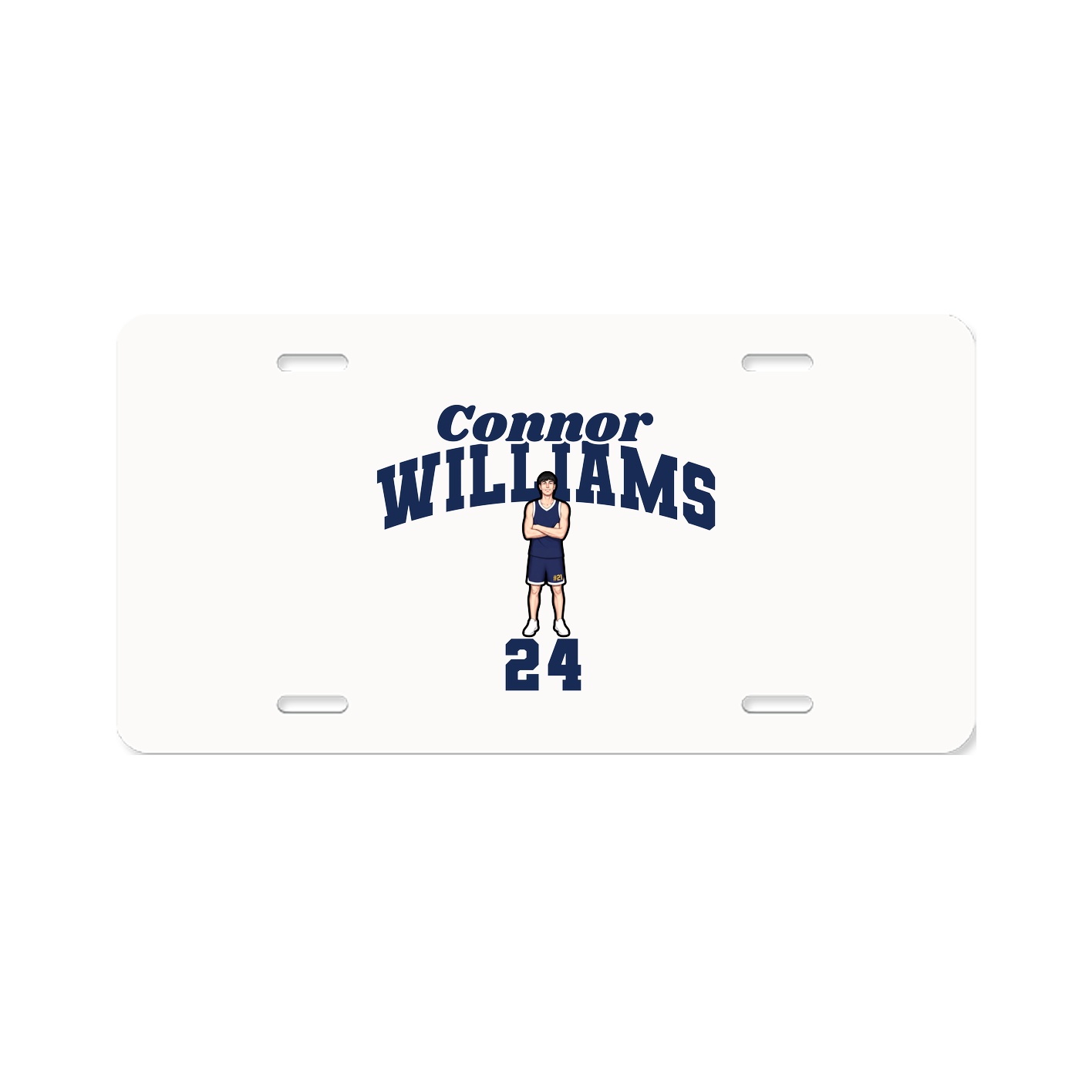 License Plate — Signature Arch in Classic