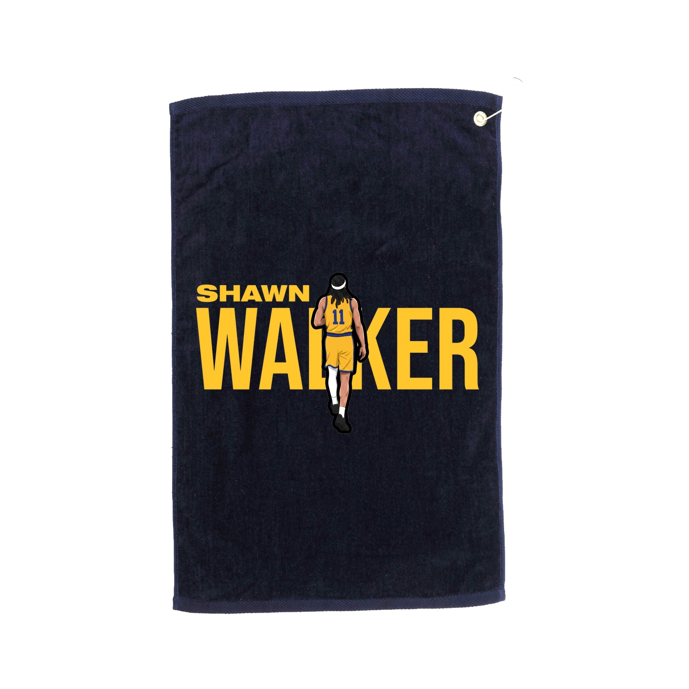 Golf Towel — Player Name in Navy