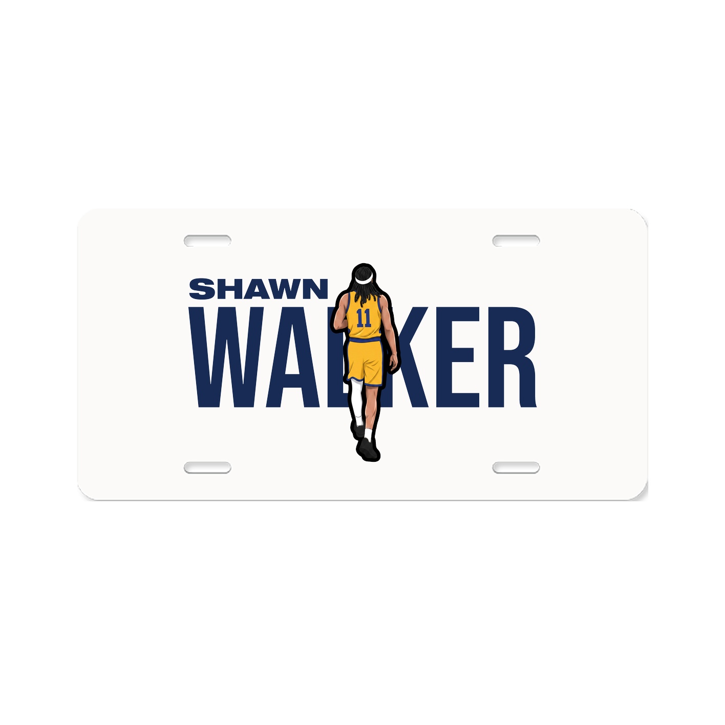 License Plate — Player Name in Classic