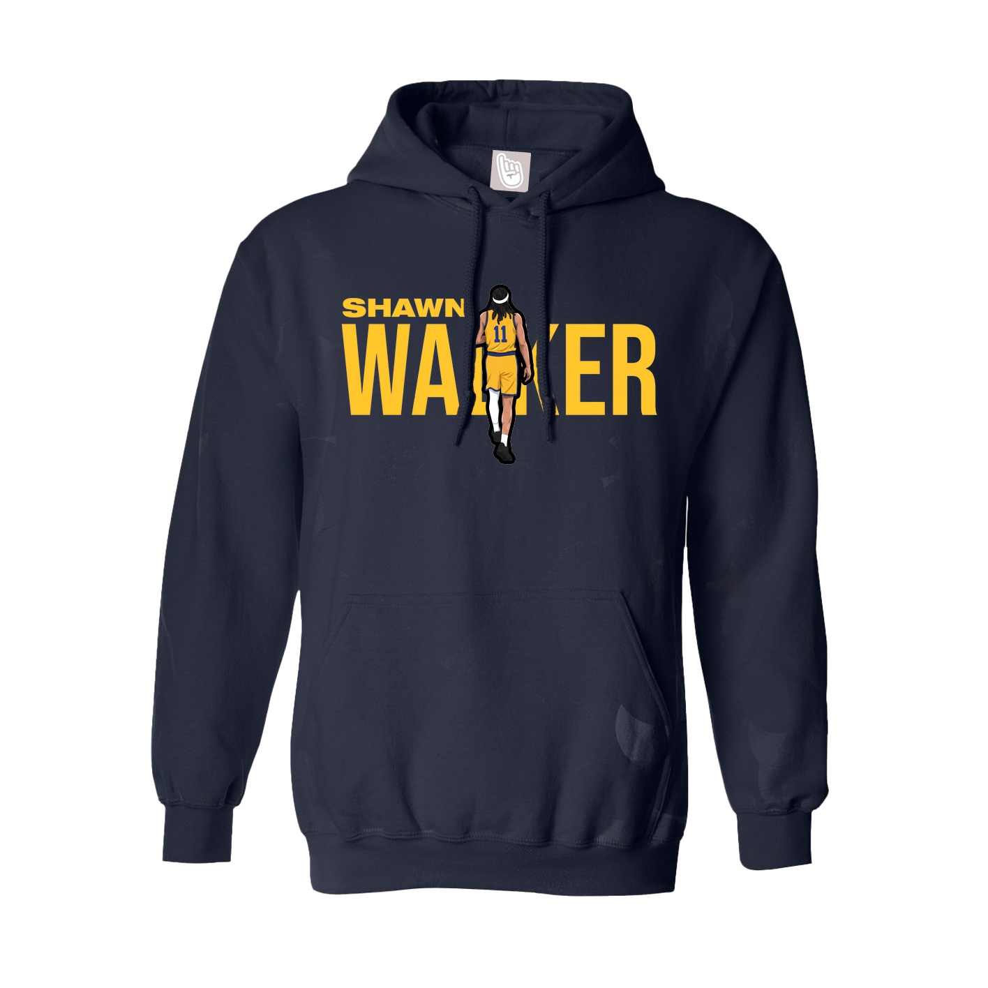 Hoodie — Player Name in Navy