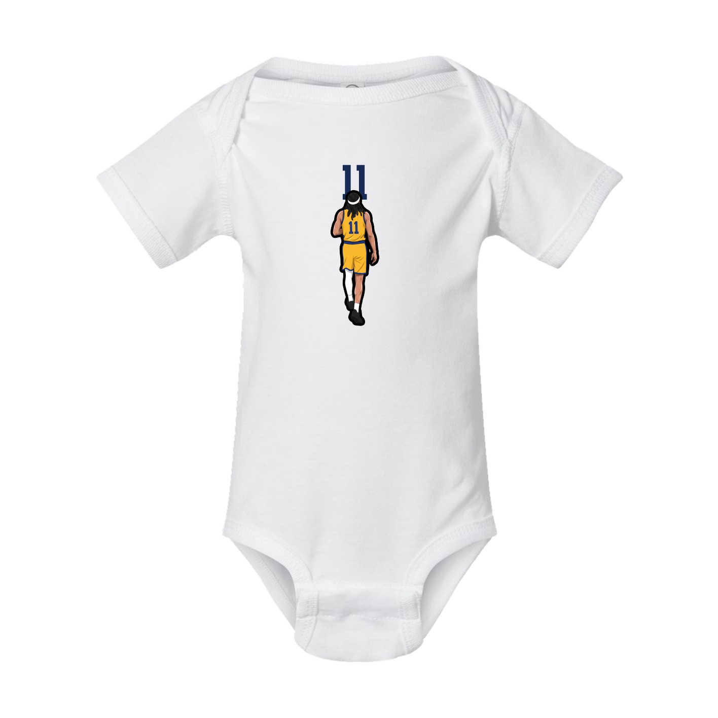 Baby Onesie — Number Top in White